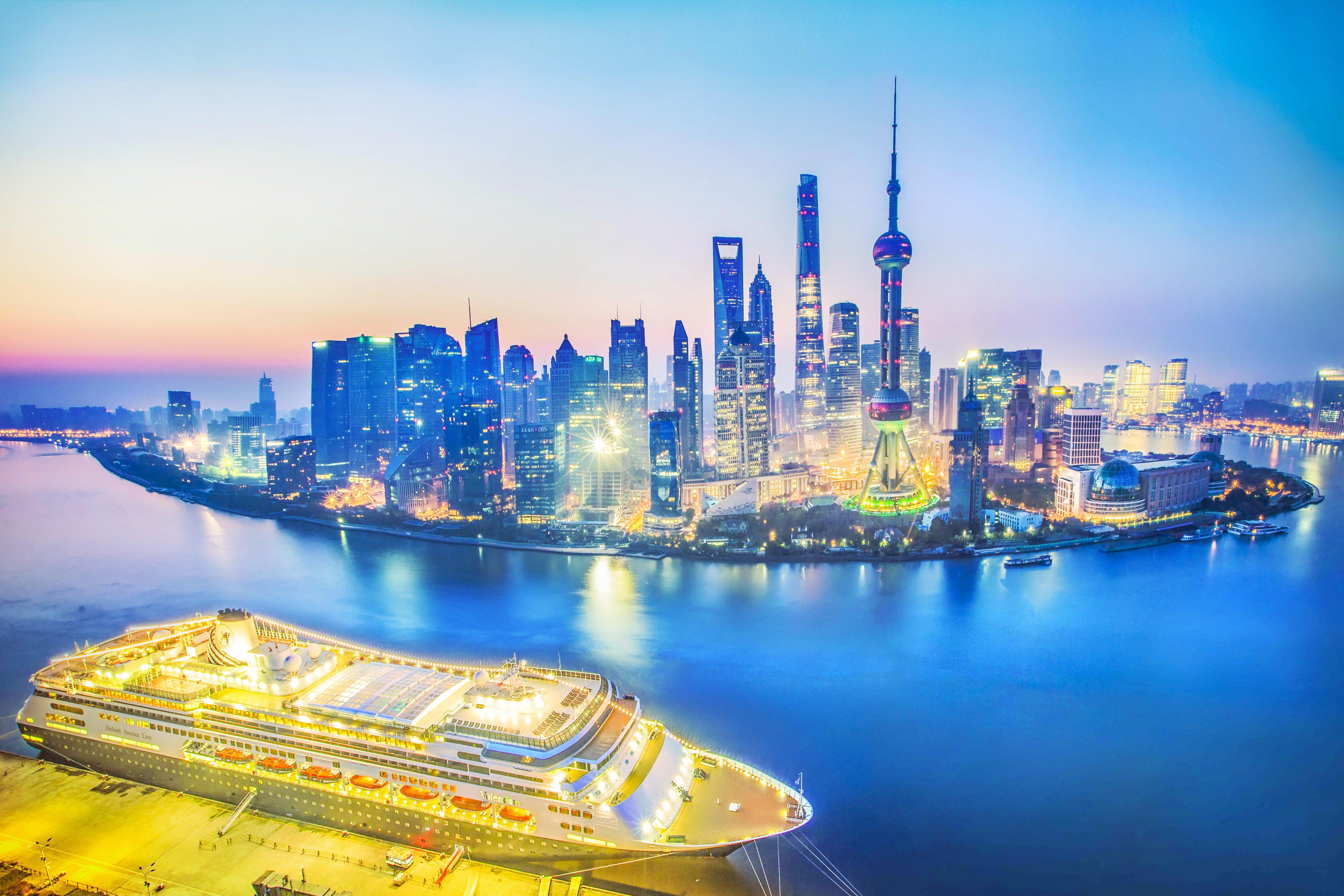 上海夜景璀璨
